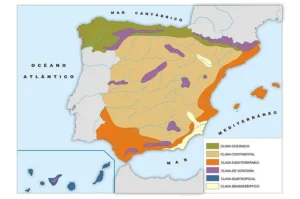 herbe selon le climat en Espagne